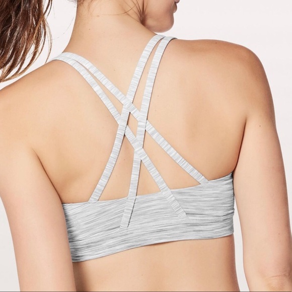 lululemon athletica Other - Lululemon Energy Sports Bra Space Dye Grey White 4